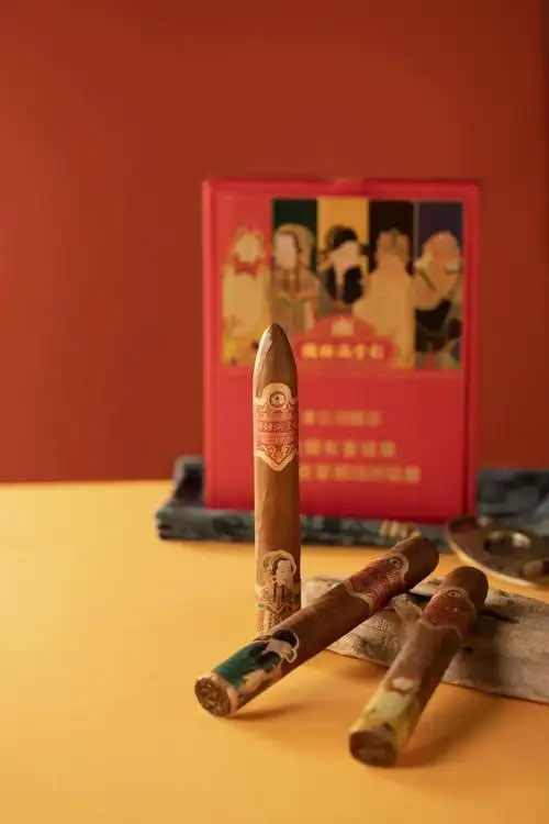 王冠 国粹满堂彩 英文全称:Wangguan Guocui‑Man Tang Cai Full Hand‑made Cigar